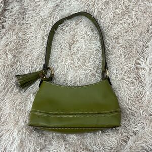 Lime green shoulder bag
